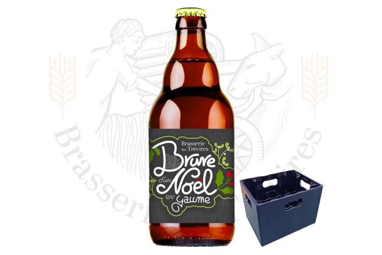 Casier 24 Bières - Brune d'un Noël en Gaume