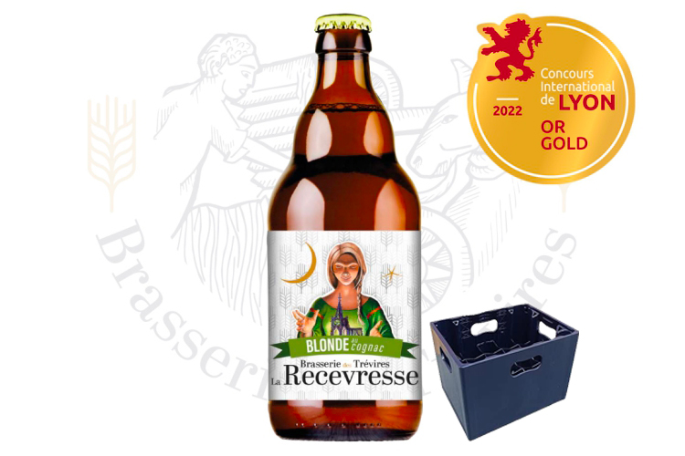 Casier 24 Bières - La Recevresse Blonde au Cognac