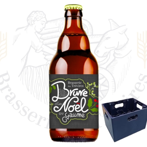 Casier 24 Bières - Brune d'un Noël en Gaume