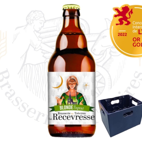 Casier 24 Bières - La Recevresse Blonde au Cognac